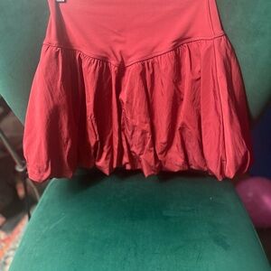 NWOT Sz M Women’s Aerie Red Bubble Mini Skirt Casual